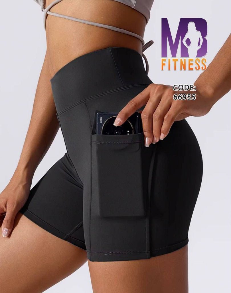 شورتک ورزشی زنانه جیبدار | MBFITNESS
